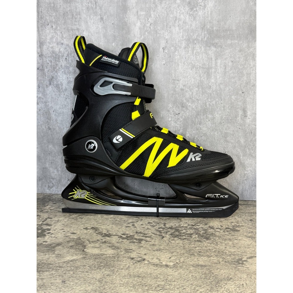 NEW K2 F.I.T.‎ Ice Pro Ice Skates Men 10 Black 2019 Hockey Recreational